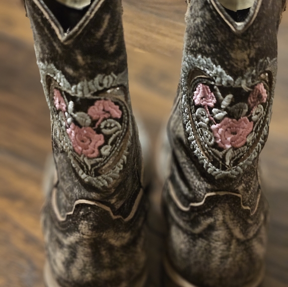 Roper Square Toe Hearts and Glitter Western Boot (Toddler/Little Kid) - Picture 3 of 5